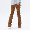 Mens Stacked distressed jeans