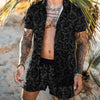 NEW Men's Hawaiian Print Shorts Set