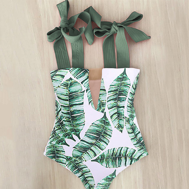 Shoulder strap One Piece Swimsuit